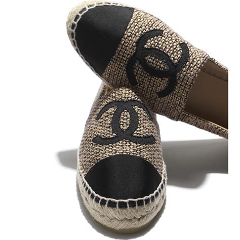 where can i buy authentic chanel espadrilles|chanel espadrilles beige and black.